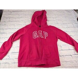Vintage Gap Hoodie Sweatshirt Logo Spellout, Pink, Size Women’s XXL 90's Y2K